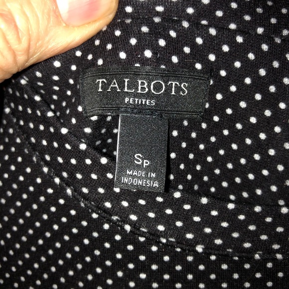 Polka dot top with lace - Picture 3 of 4